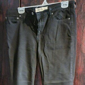 GAP black jeans size 31 "real straight"